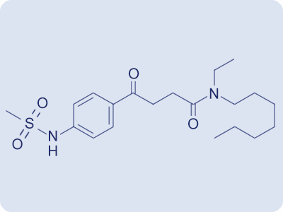N-Ethyl-N-heptyl-4-[(4-Mesylamino) phenyl]-4-oxobutanamide (EMPO)