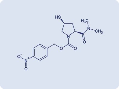 (2S,4S)-2-(Dimethylaminocarbonyl)-4-mercapto-1-(p-nitrobenzyloxycarbonyl)-1-pyrrolidine