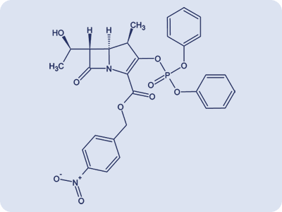 (1R,5R,6S)-6-[(1R)-1-Hydroxyethyl]-2-[(diphenylphosphono)-oxy]-1-methylcarbapen-2-em-3-carboxylic acid 4-nitrobenzyl ester